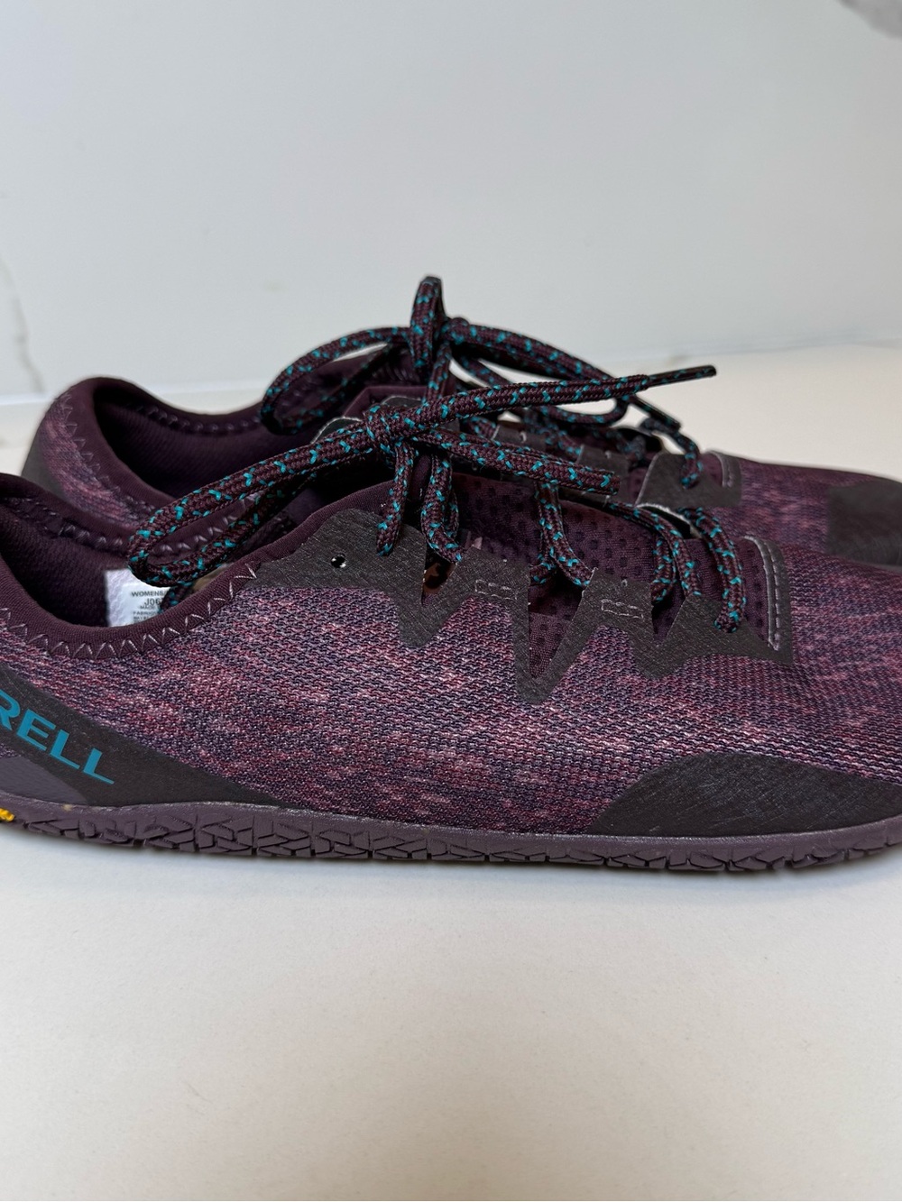 Merrell Vapor Glove 5 Sneakers Womens Size 10 Purple Barefoot Minimalist Hiking